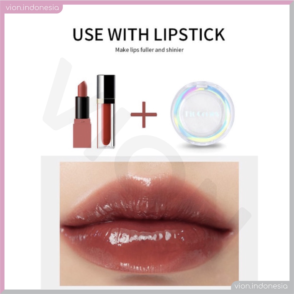 KACHI - FIT COLORS Moisturising Lip Jelly Lip Balm Glitter Pelembab Bibir Fitcolors FC011