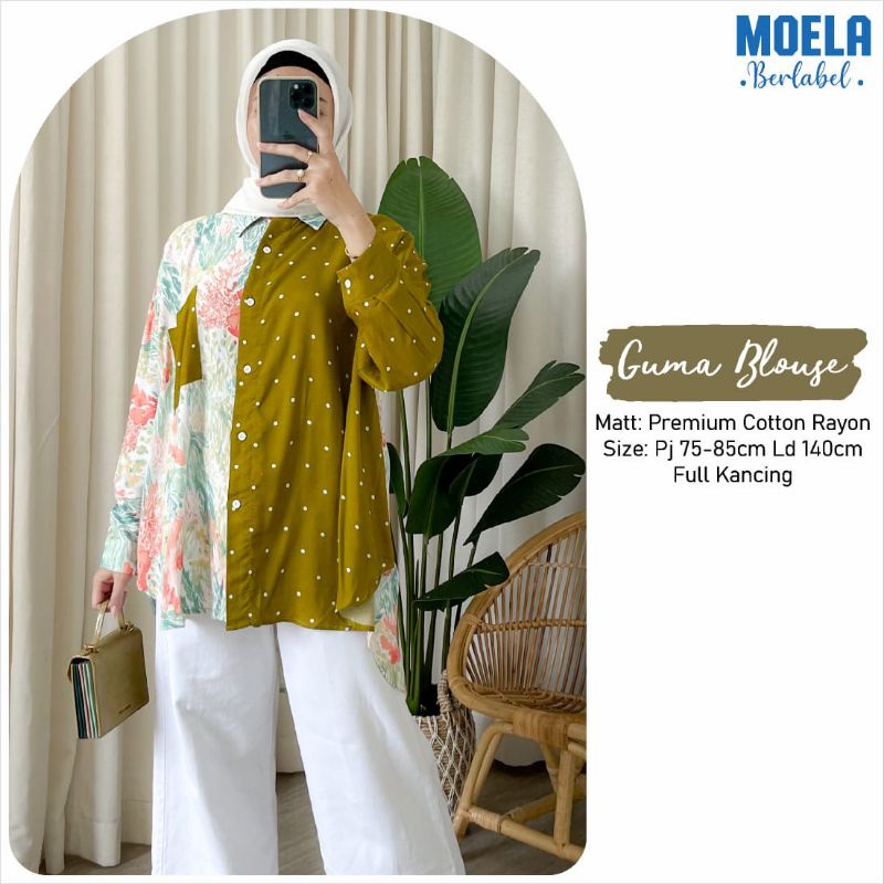 Guma Blouse Oversize By Moela