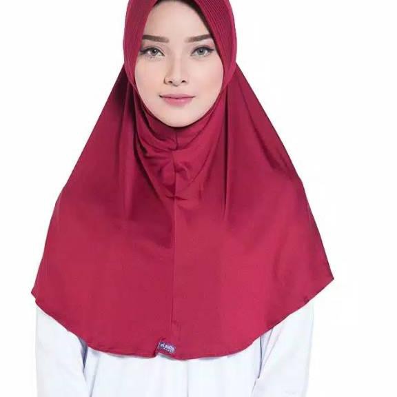PREMIUM   BERGO ELZATTA ZARIA CASUAL KERUDUNG INSTAN JILBAB POLOS ELZATTA HIJAB SIMPLE TERLARIS BEST