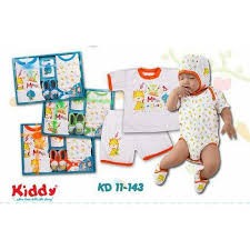 kiddy kd 11143 Baju bayi Babyset isi 2stel