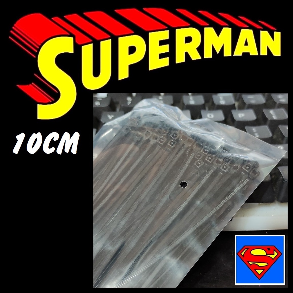 

KABEL TIS 10CM HITAM insulok kabel ties cable ties tali ties pengikat kabel 10 cm 15cm 20cm 25cm 30cm isi 100 pcs superman jogja