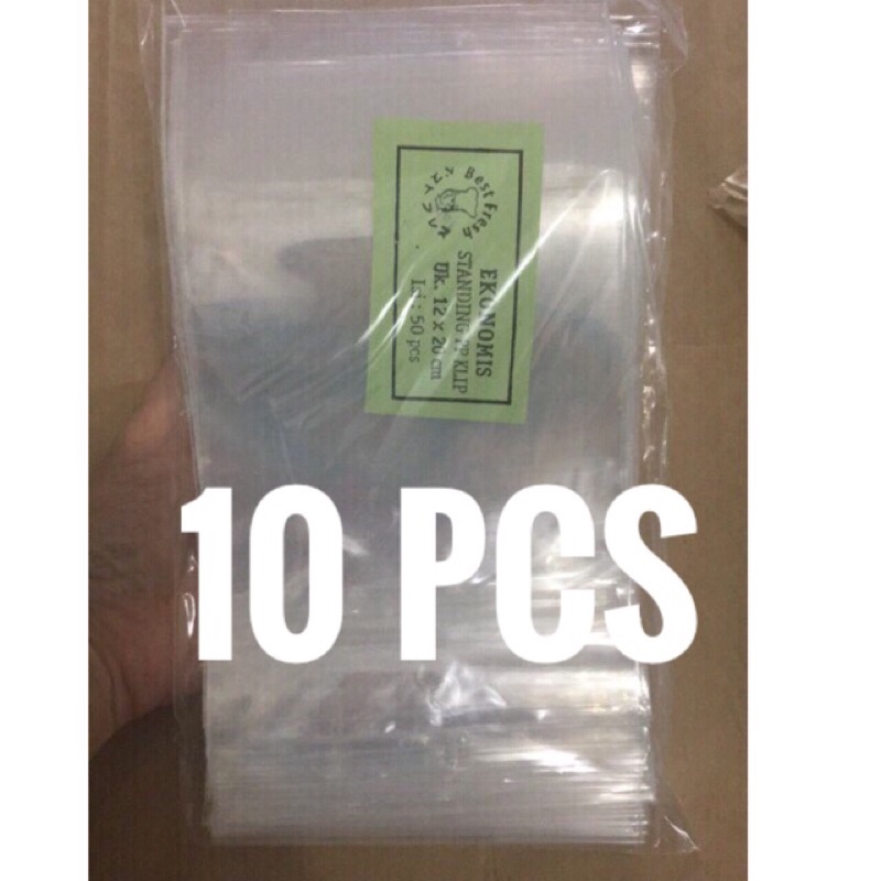 Standing Pouch Klip 12x20cm (10PCS) Single Seal