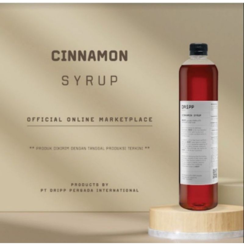 

Dripp syrup minuman sirup cinnamon 760ml