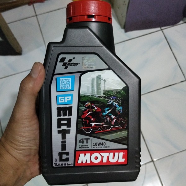 Oli Motul GP Matic 10W 40 1 Liter Oli Motor Matic PCX ADV Nmax Aerox Vespa Matic