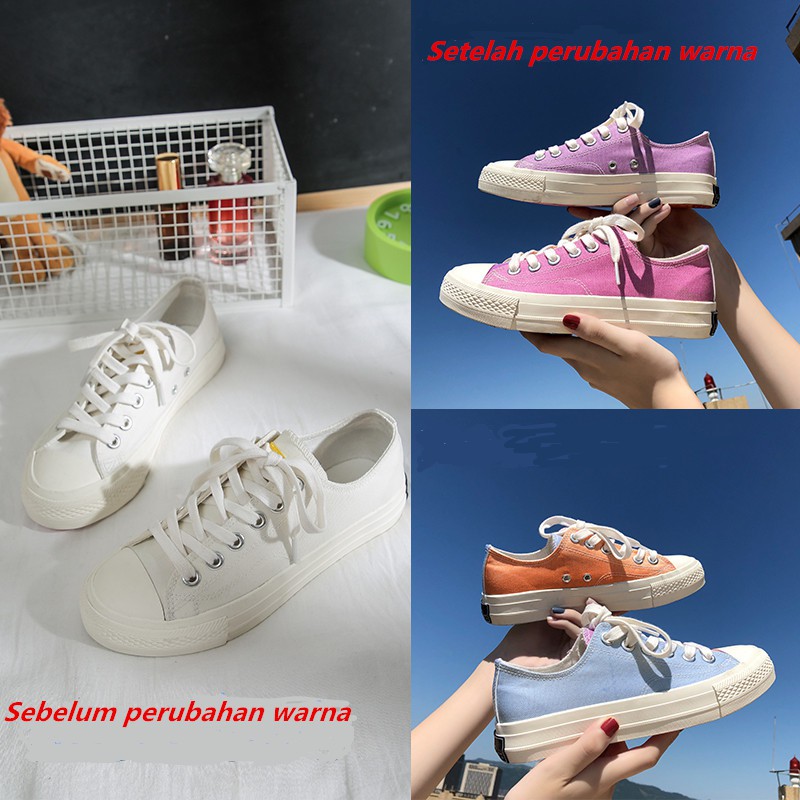 2021 sepatu kanvas yang berubah warna sepatu ajaib low-top