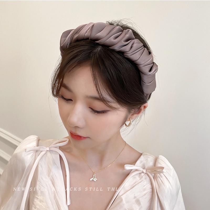 Caliloops Heena Bando Bandana Scrunchies Keriting Korea Busa Tebal