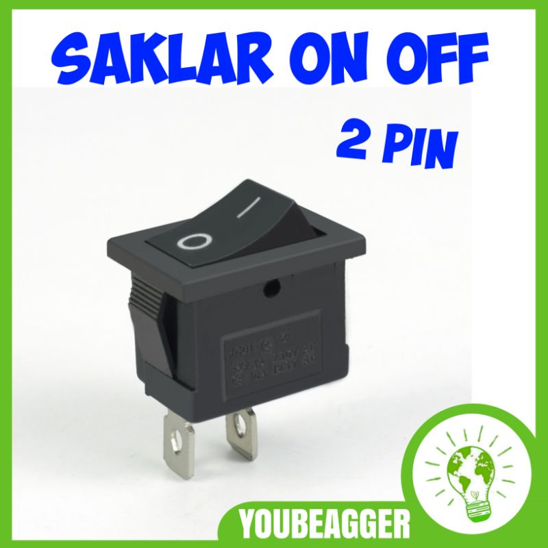 Switch saklar ON OFF 2 KAKI