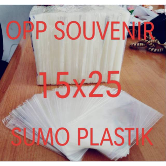 

PLASTIK OPP SOUVENIR 250 GRAM 15x25