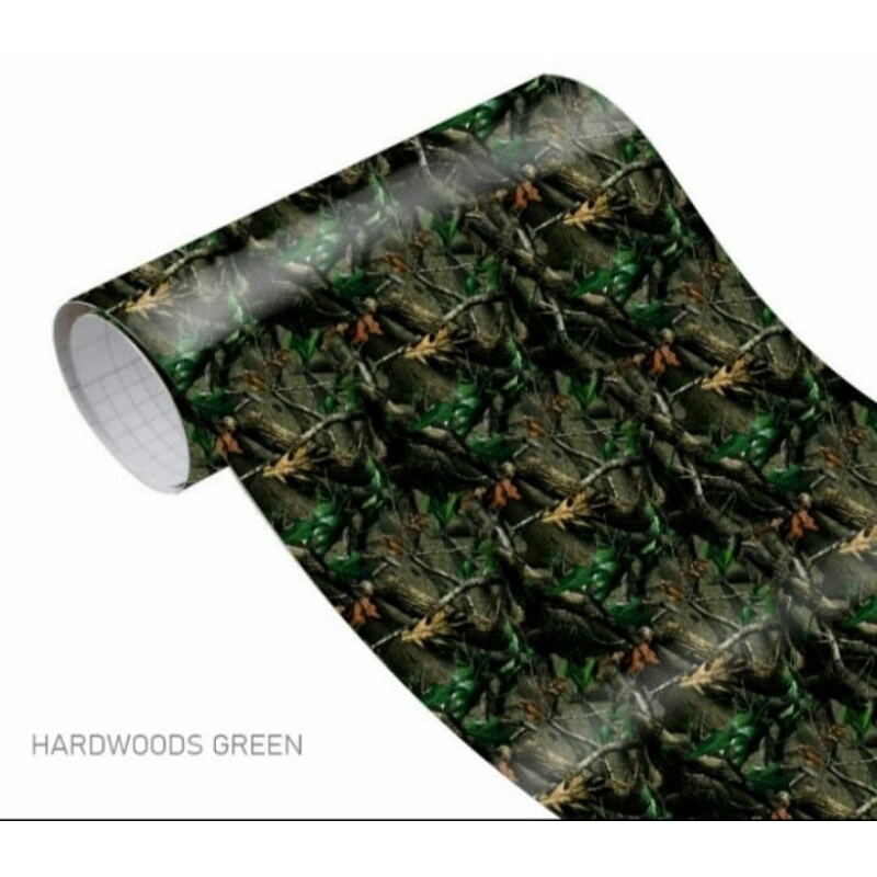 

100x50cm Stiker Camo Hardwoods Green/Stiker Camoflase