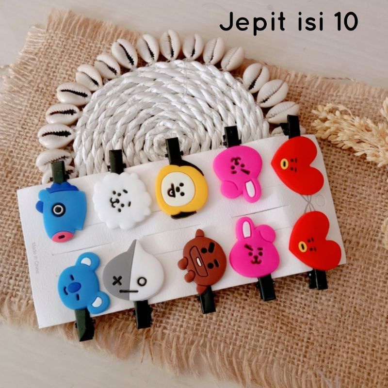 (ISI 10PCS)JEPIT BEBEK LUCU