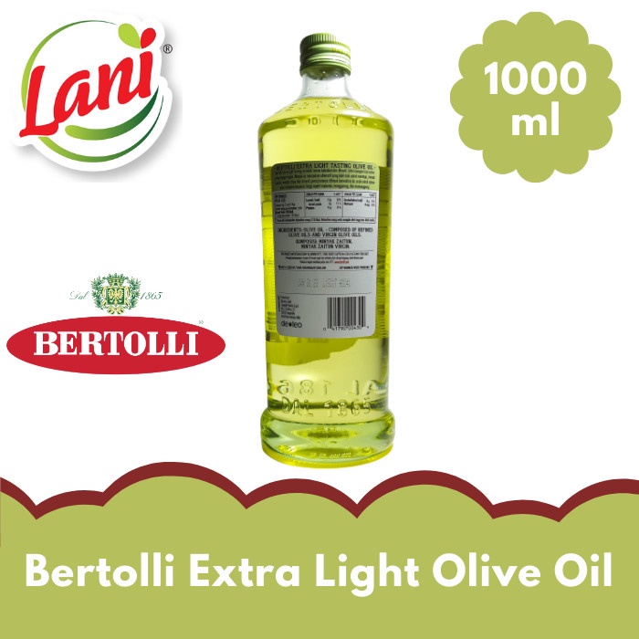 

Siap Kirim Bertolli Extra Light Olive Oil 1L