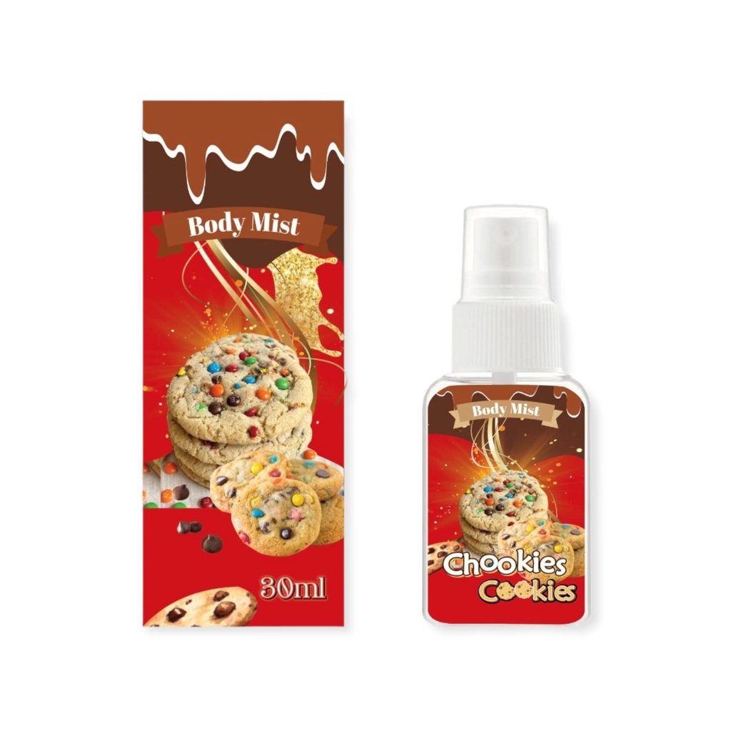 GEN - Parfum Body Mist Chookies Cookie 30ml Premium / Parfum Chookies Cookie 30ml Unisex / Parfum Chookies Cookie 30ml Best Seller