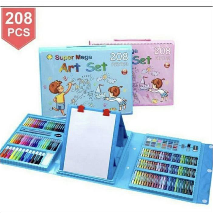 

CRAYON ANAK SET ISI 208 PCS / ALAT LUKIS ANAK SET PENSIL WARNA CRAYON - 208 MERAH MUDA
