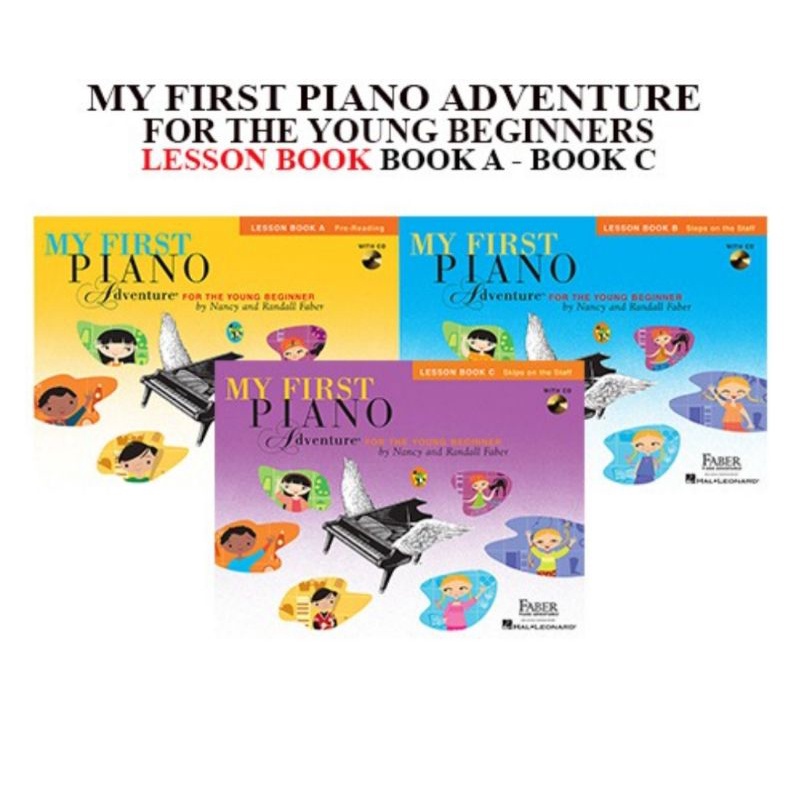 My First Piano Adventure Lesson Book Piano Adventures ada Lesson A B C silahkan dipilih