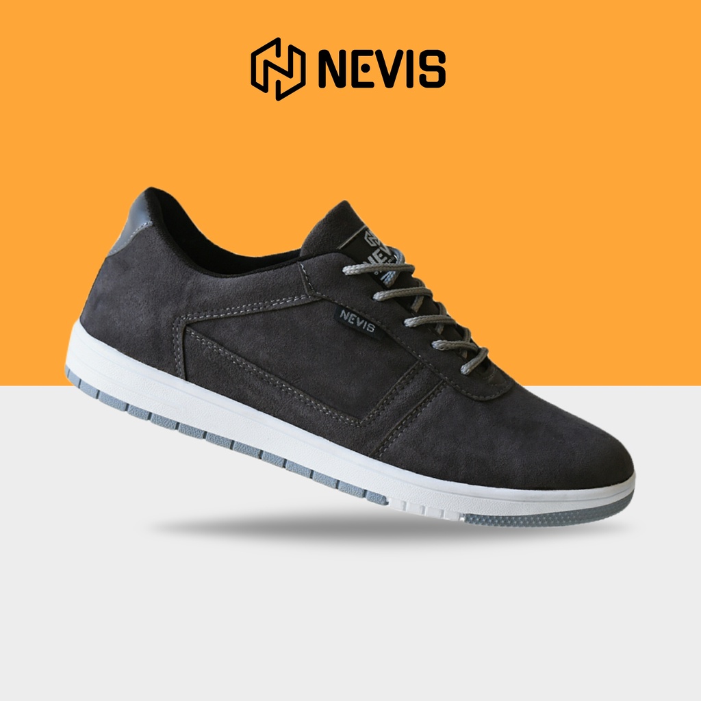 Sepatu Sneakers Pria Casual Nevis Nvs 06 Sneaker Sekolah Kuliah Kets Pria Original 39-44