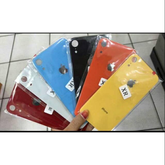 Backdoor Apple iPhone XR warna warni tutup belakang iPhone XR warna