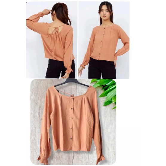 Atasan blouse colorbox original sale cocok untuk hijab non hijab
