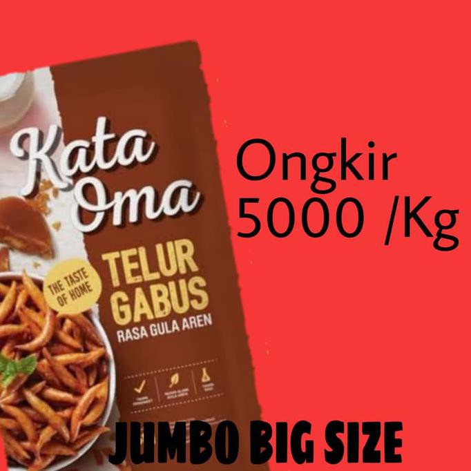 

Baru - TELOR GABUS, MERK KATA OMA - GULA AREN - Aren