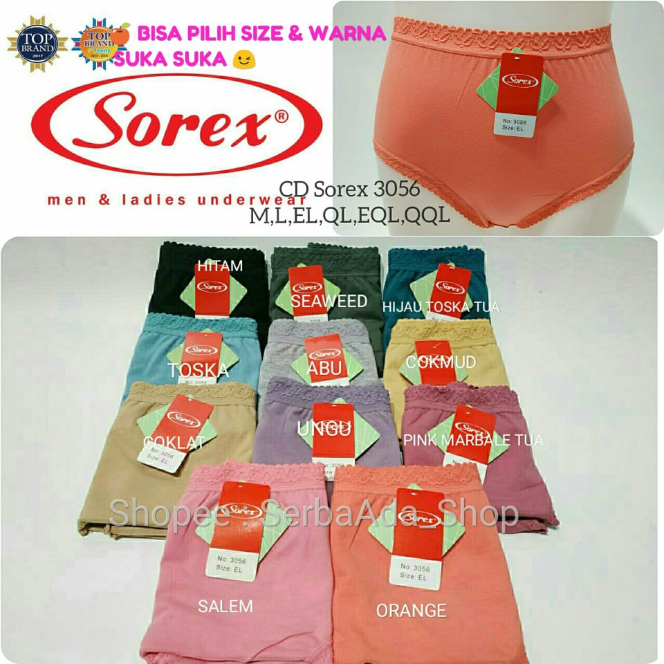 CD Sorex Katun Renda Cantik 3056 size M - 5L