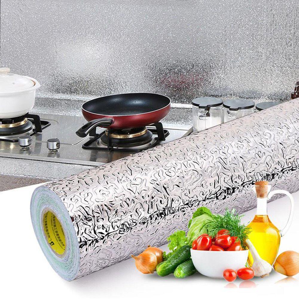 Solighter Aluminium Foil DIY Kompor Dapur Perekat Diri