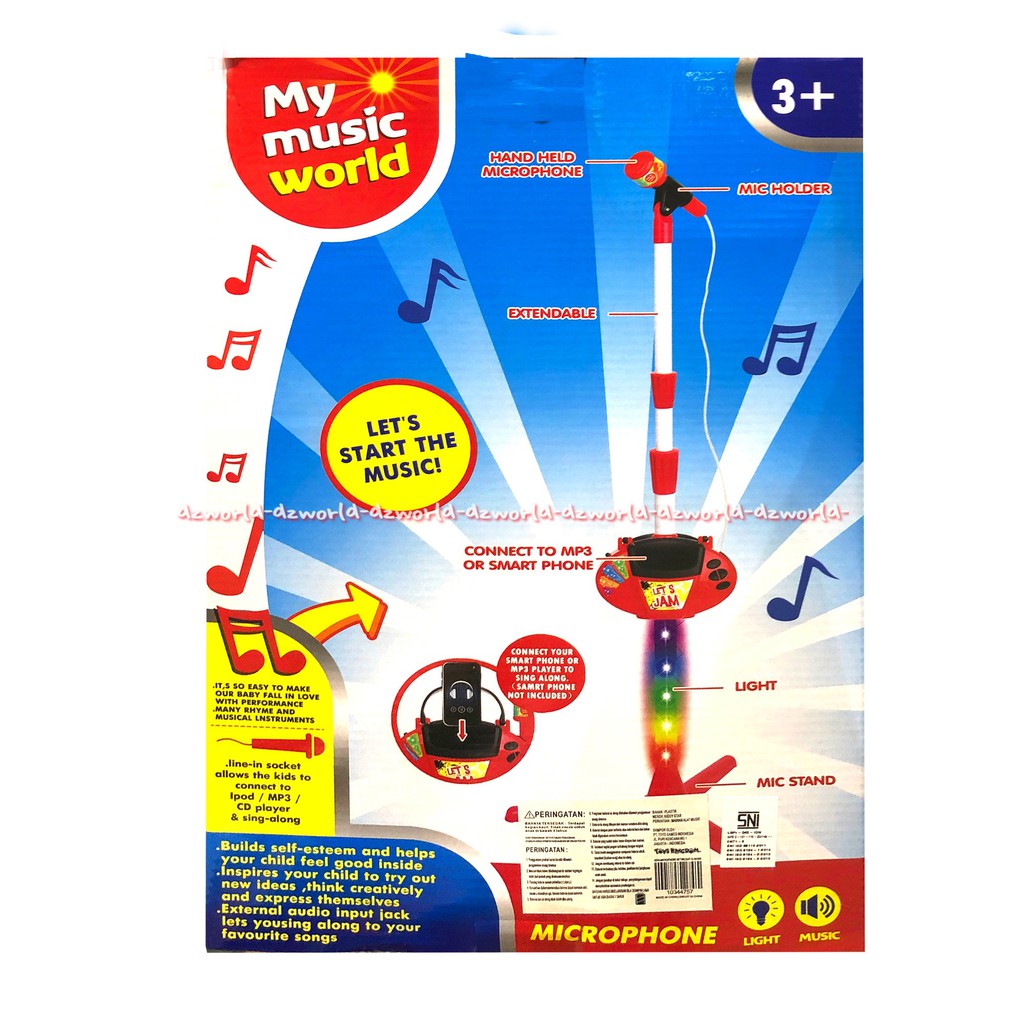 Kiddy Star My Music World Mainan Microphone Mic