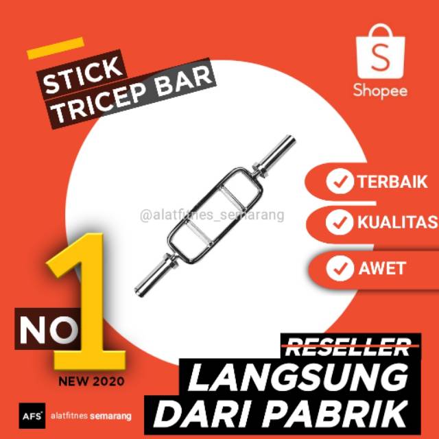 STICK TRICEP BAR ALAT FITNES