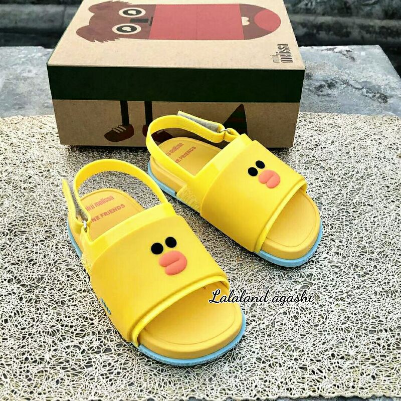 Sandal minimel line friends Sally duck/sandal anak melissa/sandal jelly anak