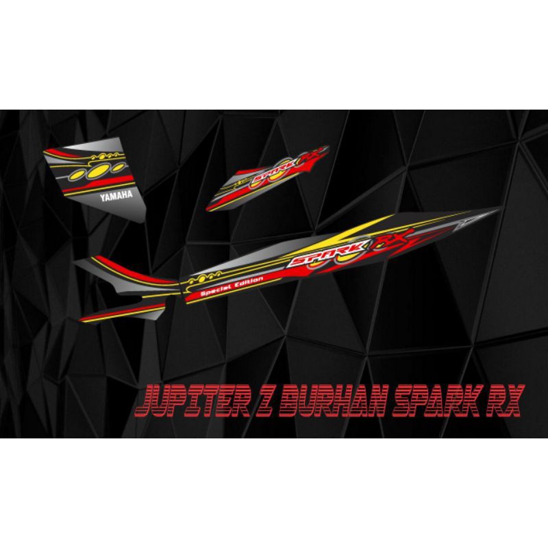 stiker striping variasi jupiter z burhan spark RX