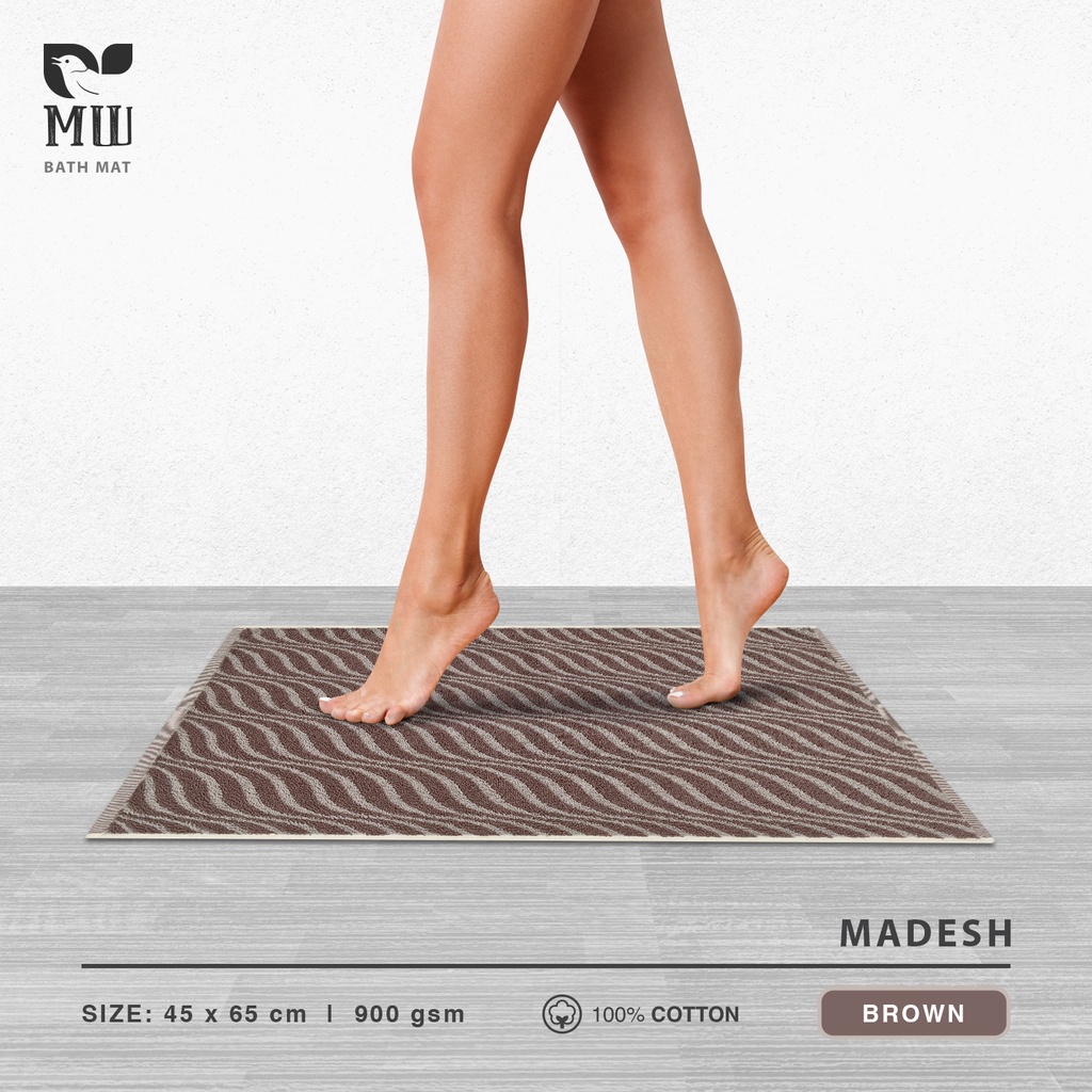 Keset Kaki Morning Whistle by Terry Palmer Madesh Keset Kamar Mandi Dapur Bath Mat 45 x 65 cm