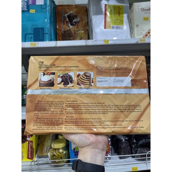 Cokelat Compound Elmer Rasa Cappucino 1kg