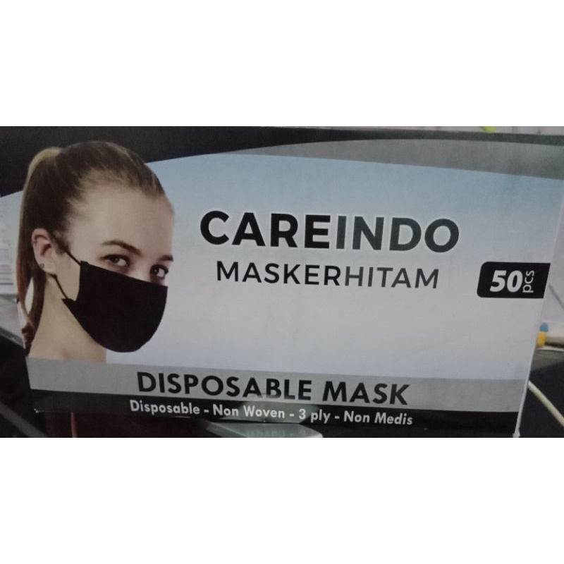 masker hitam Careindo