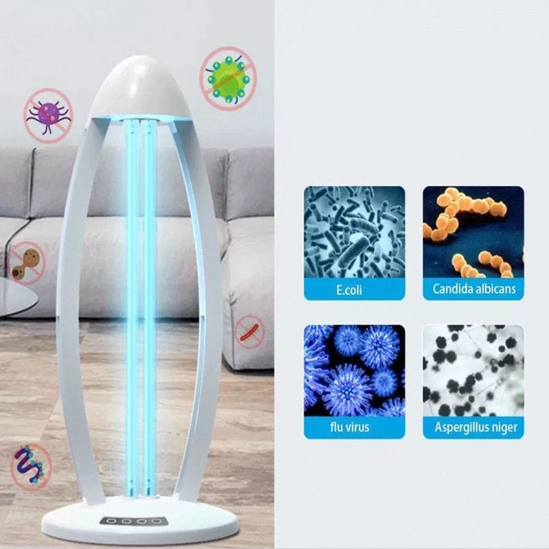 lampu UV Sterilizer Disinfection UV Light 38w remot timer anti covid dan bakteri virus