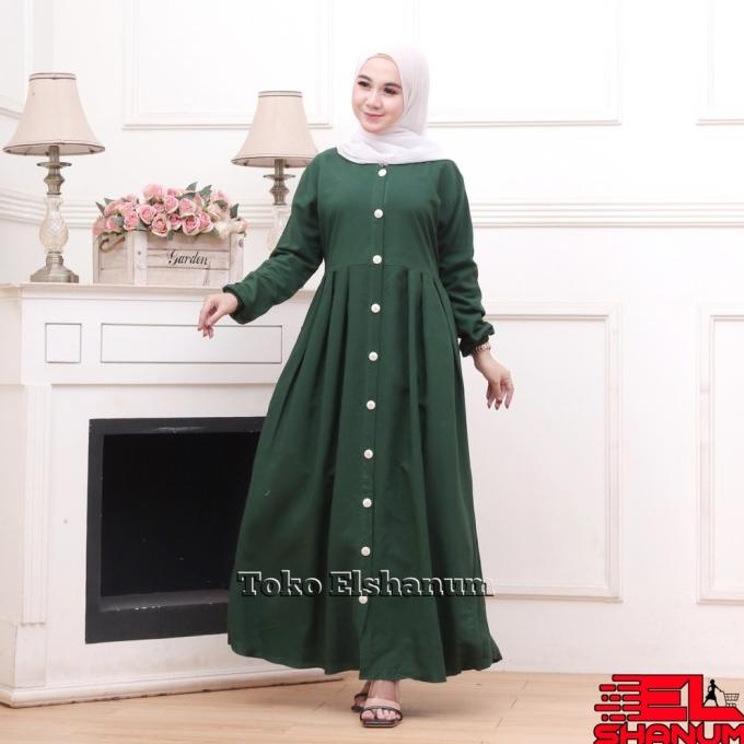 COD Gamis Terbaru 2021 Bahan Lebaran Aktif Rayon Gamis Premium Remaja Gami