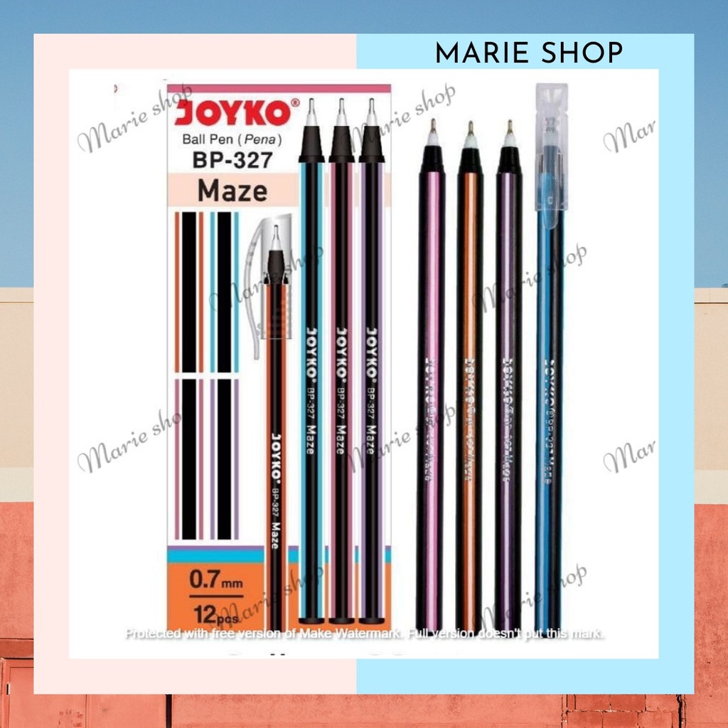 

PULPEN MAZE BP-327 - BOLPEN JOYKO BP-327 MAZE - BOLPOINT PULPEN PEN PERLENGKAPAN KANTOR DAN SEKOLAH