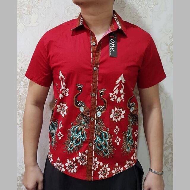 Kemeja Batik Pria 113 Awe / Kemeja Batik Pria Lengan Pendek