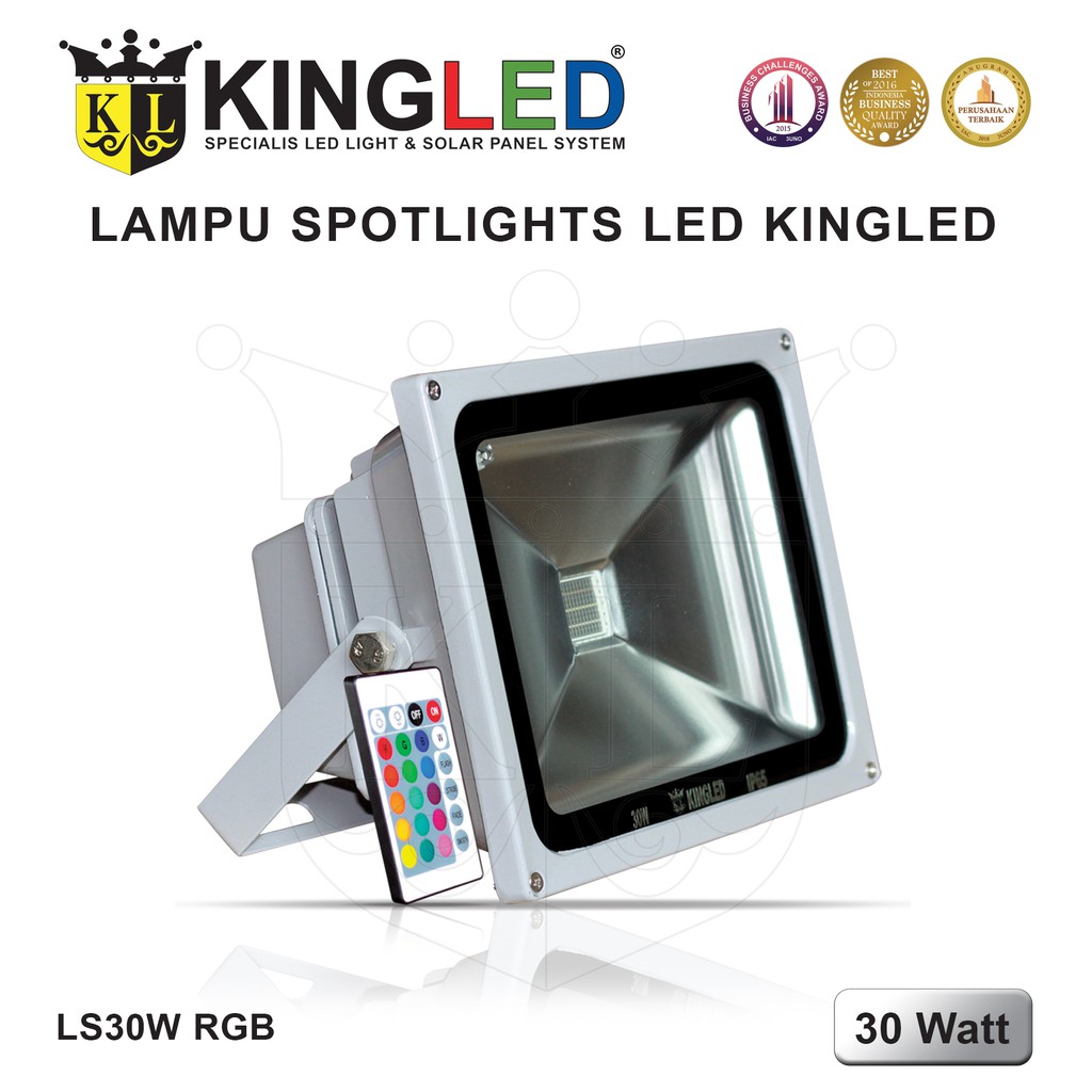 KINGLED Lampu Sorot LED 30 Watt RGB / SpotLight LED 30 Watt RGB