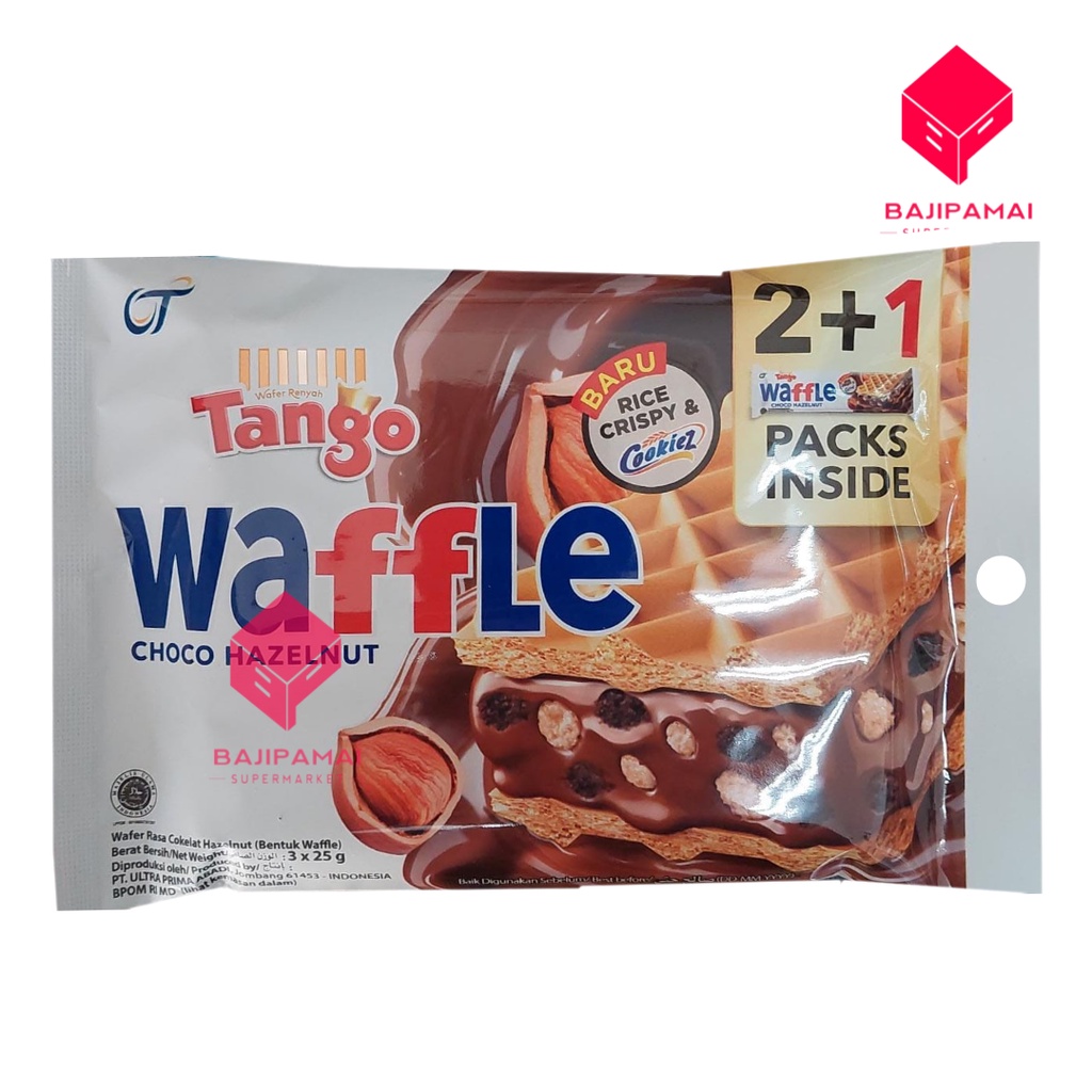 

Tango Waffle Choco Hazelnut 2+1 ukuran 3×25gr