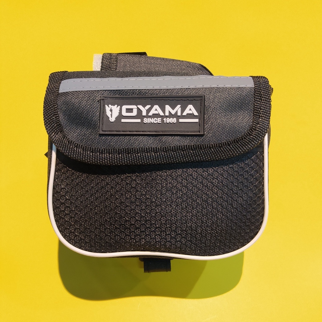 Tas Sepeda Oyama Bag Top Tube Oyama Black Grey