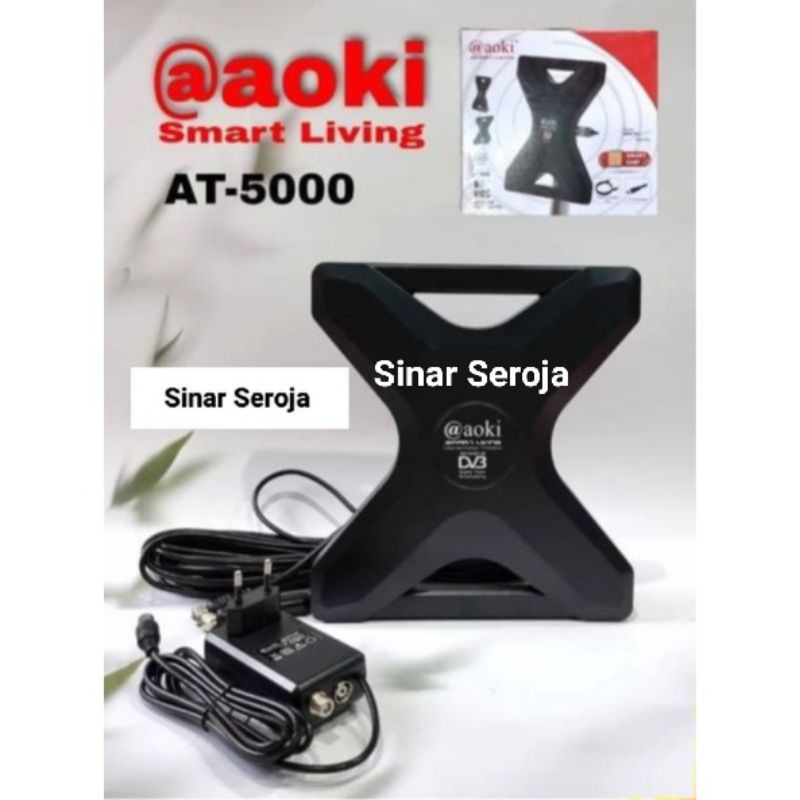 ANTENA 2 TV DIGITAL LUAR DALAM INDOOR OUTDOOR AOKI AT3000&amp;5000 / MINATO-300