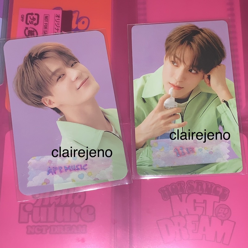 photocard pc jeno benefit pob season greetings nct dream 2021 sg21
