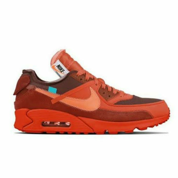 nike off white air max 90 university red