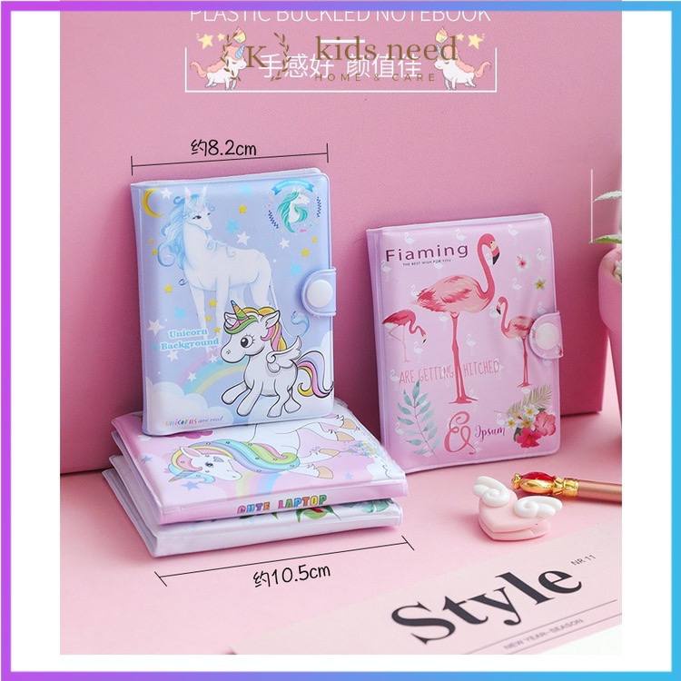 Buku Diary Kancing Memo Pad + Pen Lucu