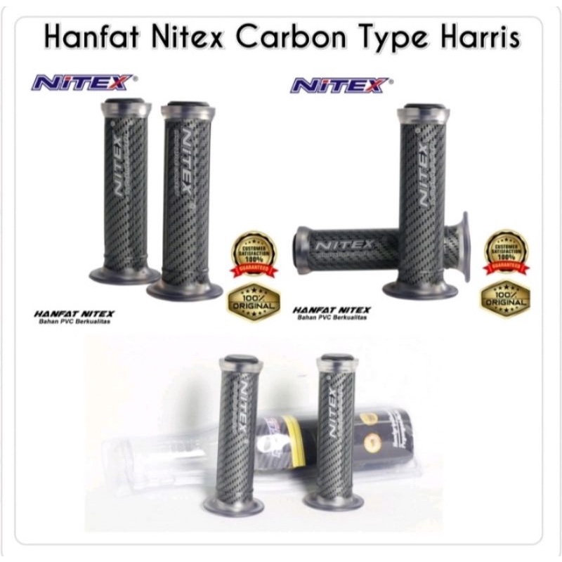 Paket spion jalu bulat carbon + hangrip nitex carbon model harris universal motor