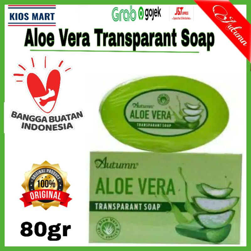 Autumn Aloe Vera Transparant Soap 80gr BPOM