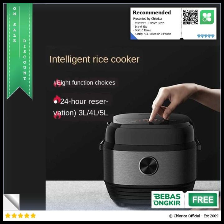 Jiashi JSD-999 Rice Cooker Mini Multifungsi 1.2L - Hitam