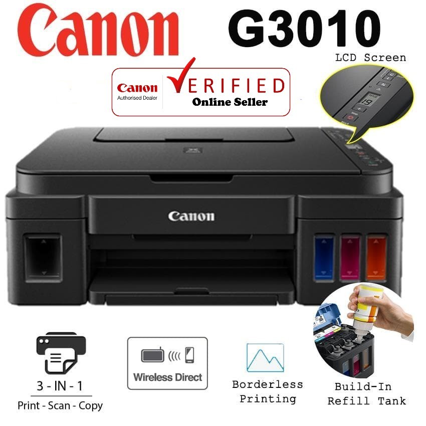 PRINTER CANON PIXMA G3010 WIRELES