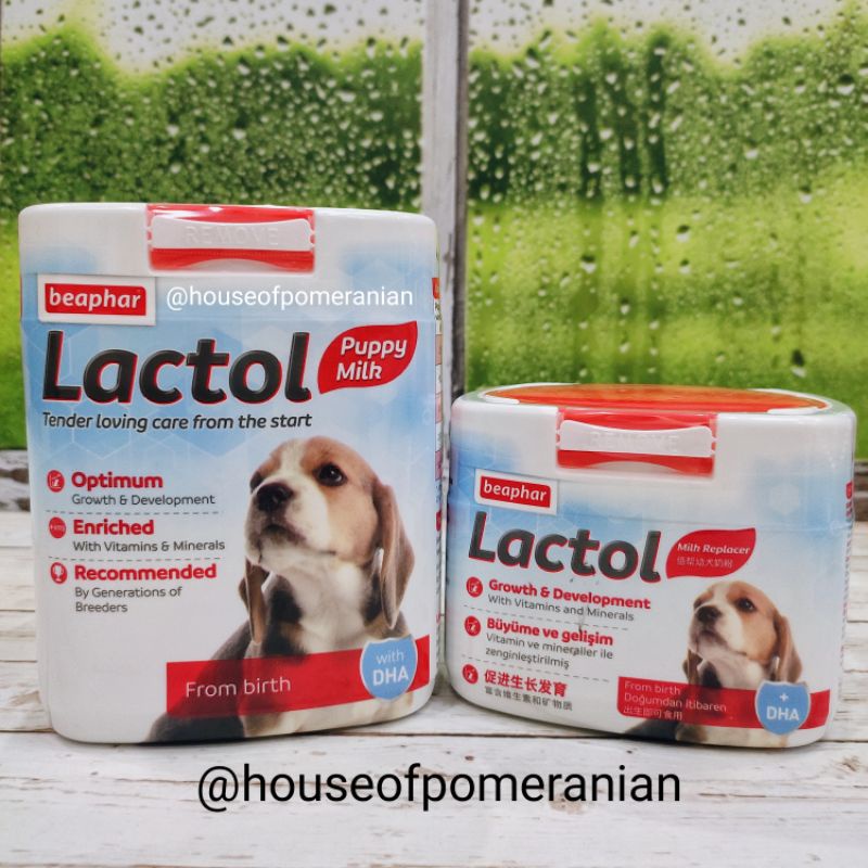 beaphar LACTOL puppy milk 250gr 500gr susu anak anjing induk menyusui sakit