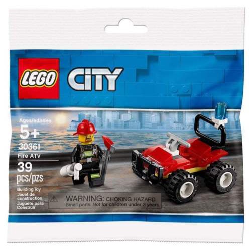 LEGO City - 30361 Fire ATV Polybag Building Kid Toy Fireman Police Patrol Vehicle Buggy Town Fighter