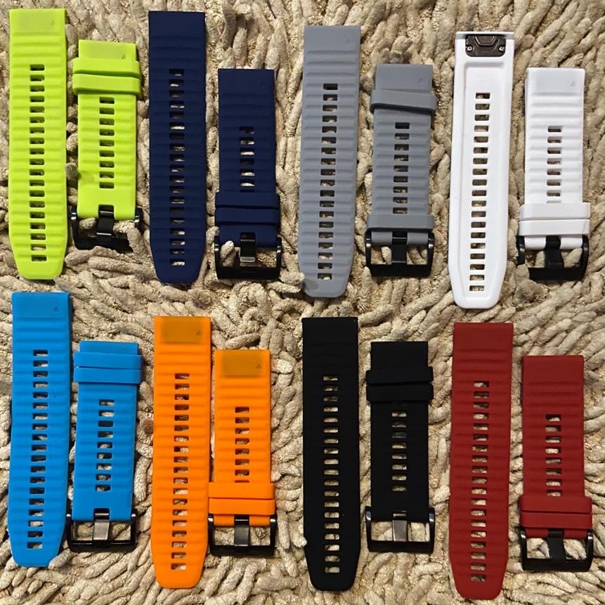 TALI STRAP JAM SILIKON RUBBER GARMIN WATCH FENIX 5X 5X PLUS 6X 6X PRO