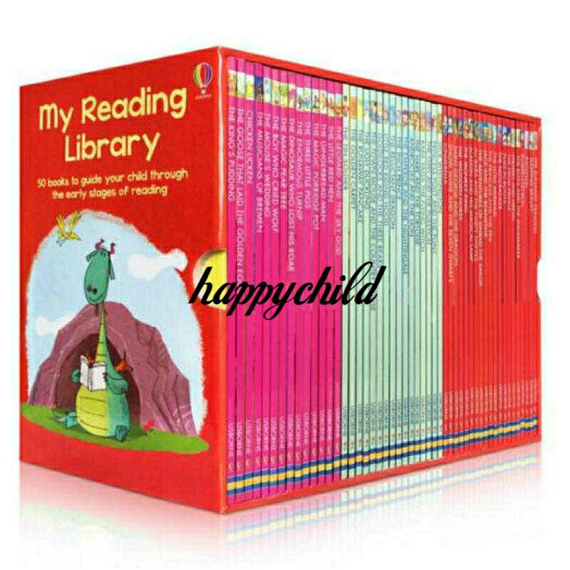 usborne my reading library serie 2/50books/buku import/happychild